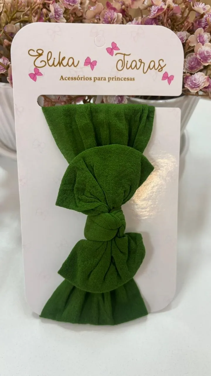 FAIXA TURBANTE - FAIXA TURBANTE  VERDE MUSGO