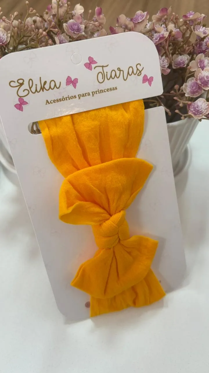 FAIXA TURBANTE - FAIXA TURBANTE AMARELO