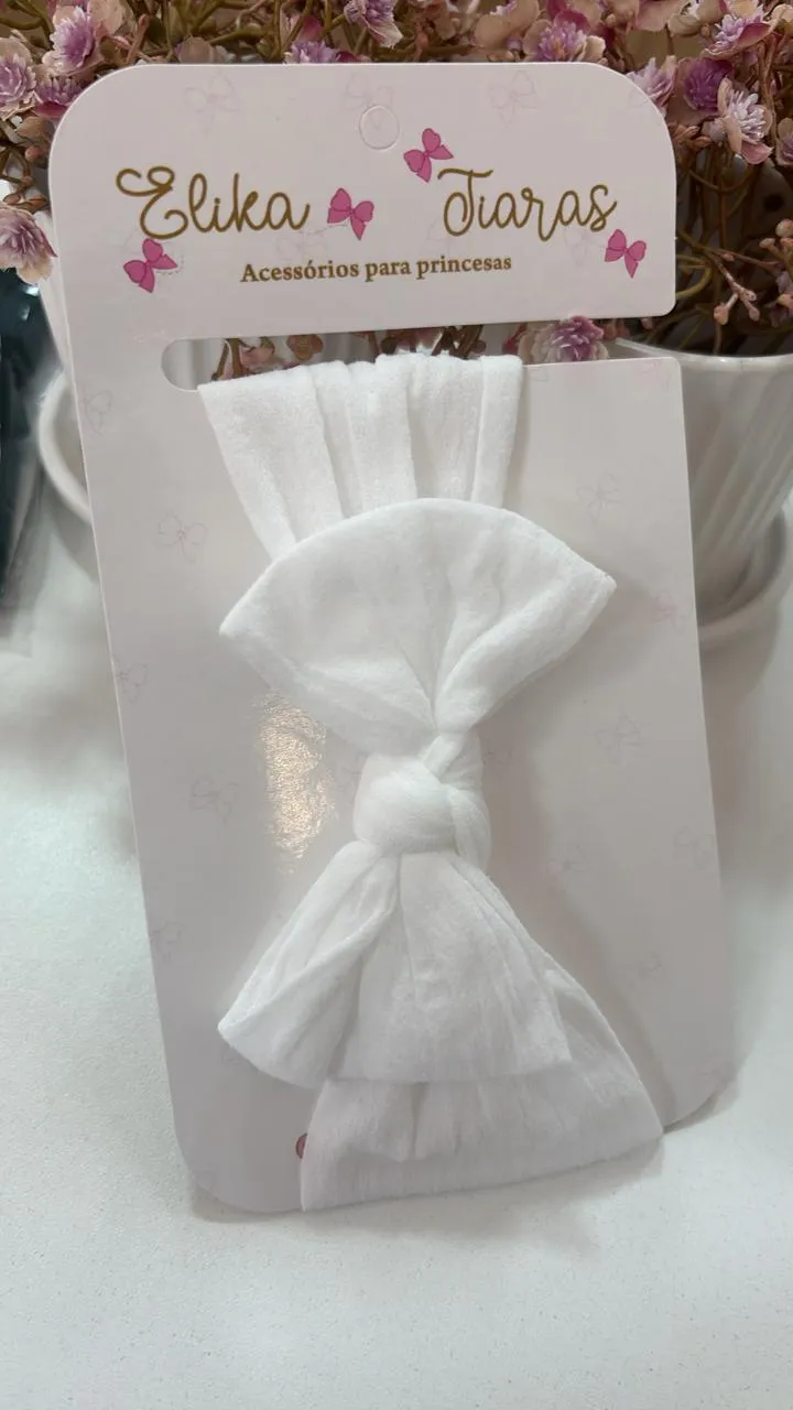 FAIXA TURBANTE - FAIXA TURBANTE  BRANCO