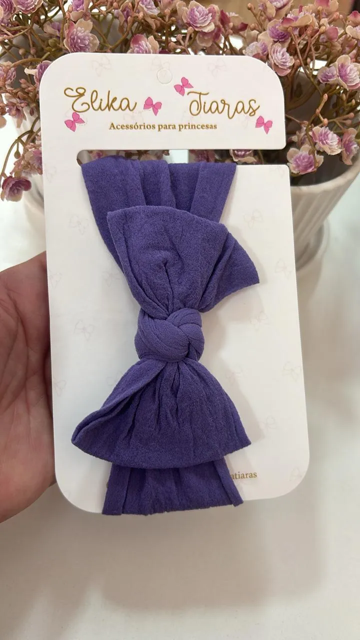 FAIXA TURBANTE - FAIXA TURBANTE  ROXO