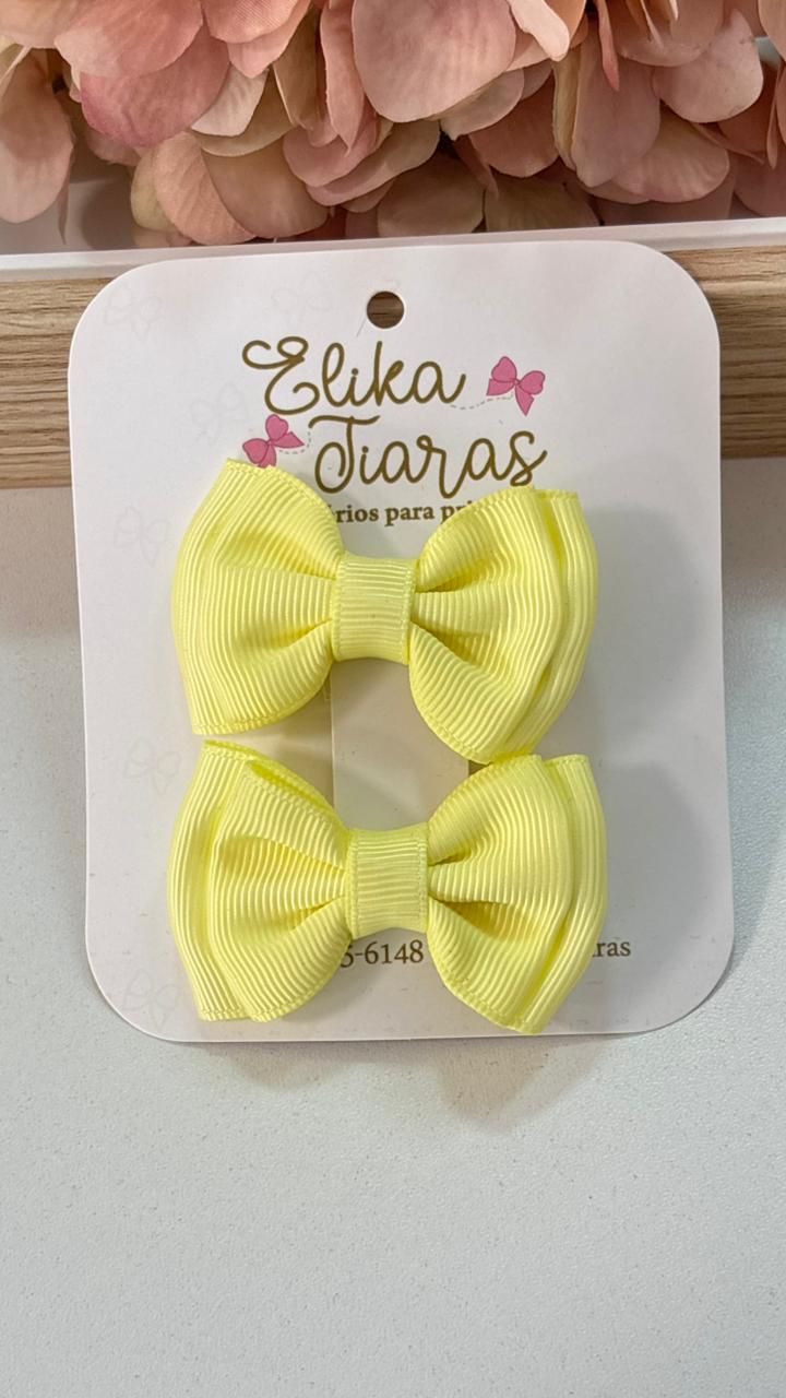 LAÇO PAR GRAVATINHA GORGURÃO - LAÇO GRAVATINHA GORGURÃO AMARELO