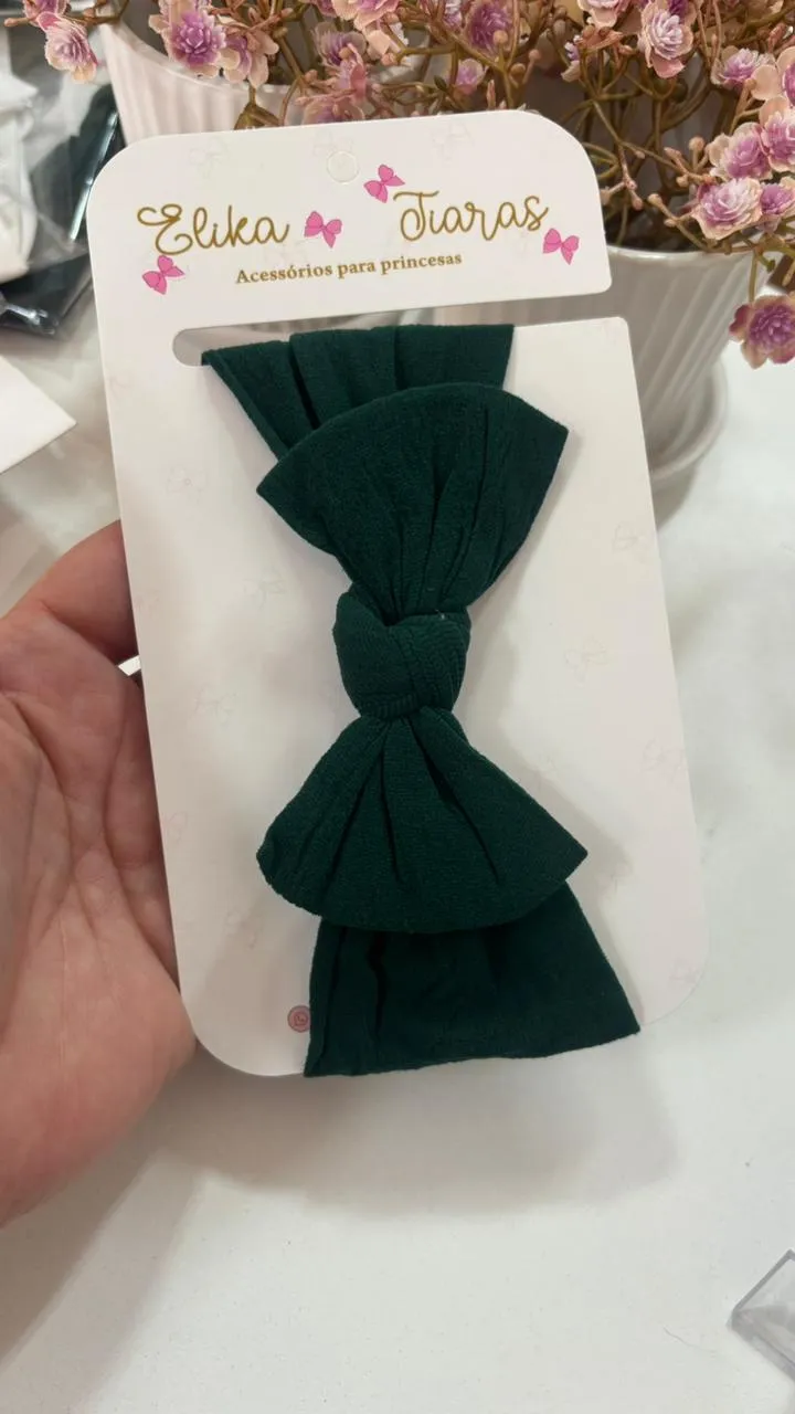 FAIXA TURBANTE - FAIXA TURBANTE  VERDE ESCURO