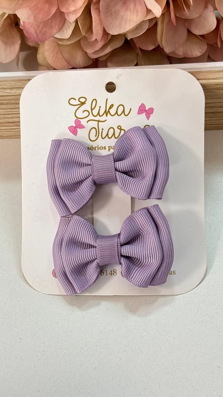 LAÇO PAR GRAVATINHA GORGURÃO - LAÇO GRAVATINHA GORGURÃO LILÁS