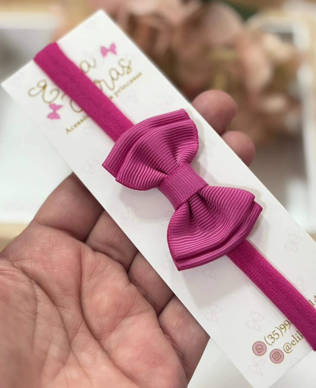 FAIXA GRAVATINHA BÁSICA - FAIXA GRAVATINHA ROSA 182