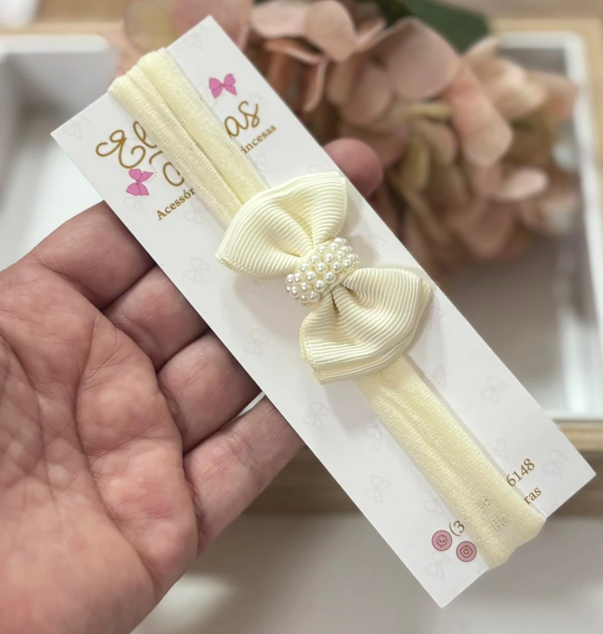 FAIXA GRAVATINHA C/ PEROLAS - FAIXA GRAVATINHA C/PEROLA OFF28