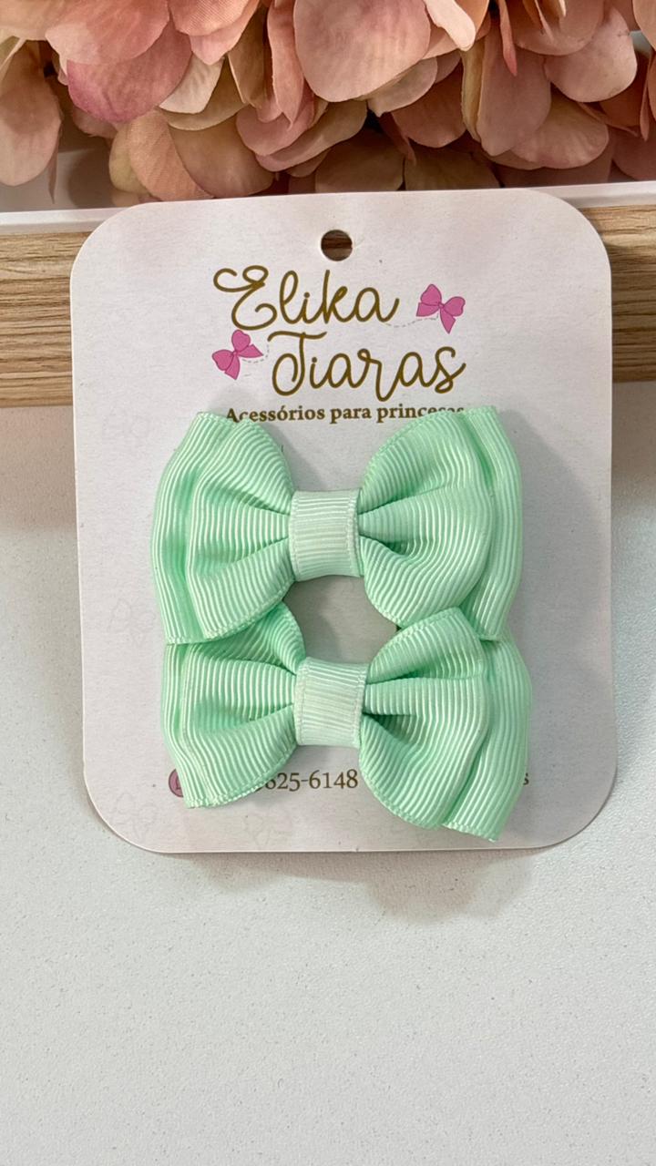 LAÇO PAR GRAVATINHA GORGURÃO - LAÇO GRAVATINHA GORGURÃO VERDE AGUA 313