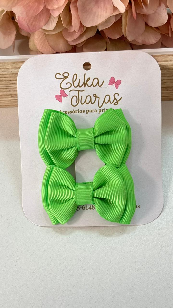 LAÇO PAR GRAVATINHA GORGURÃO - LAÇO GRAVATINHA GORGURÃO VERDE CANA 530